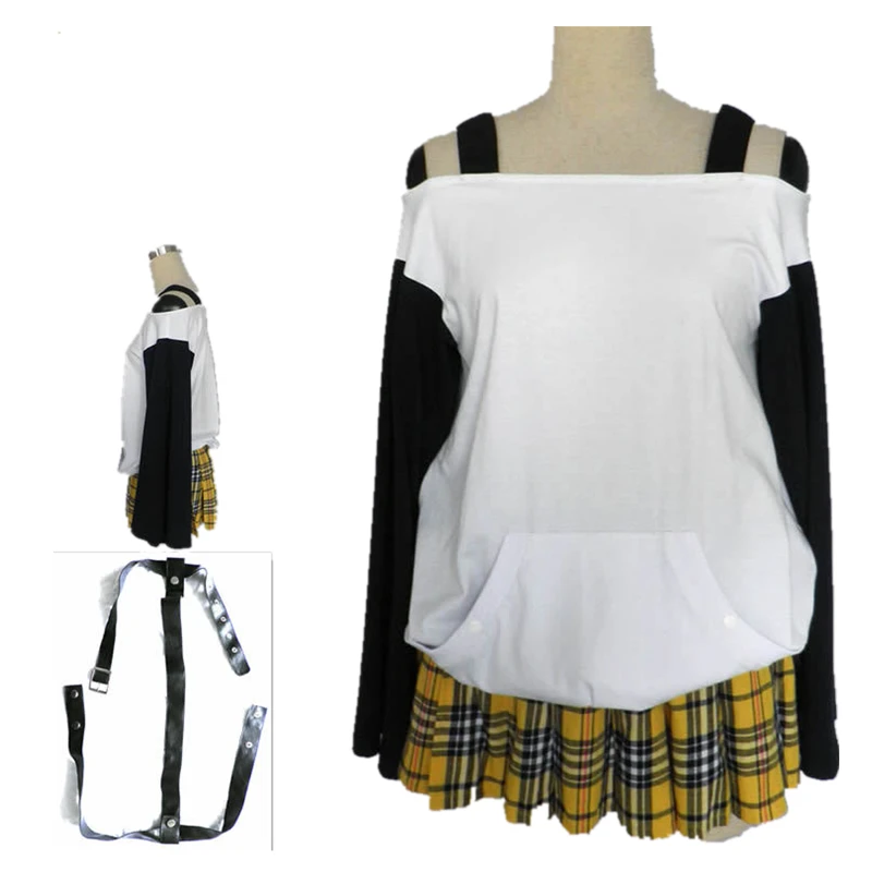 

Anime Rosario + Vampire Mizore Shirayuki Cosplay Costume School Uniform Rosario and Vampire Cosplay Costume for Child Girl Women