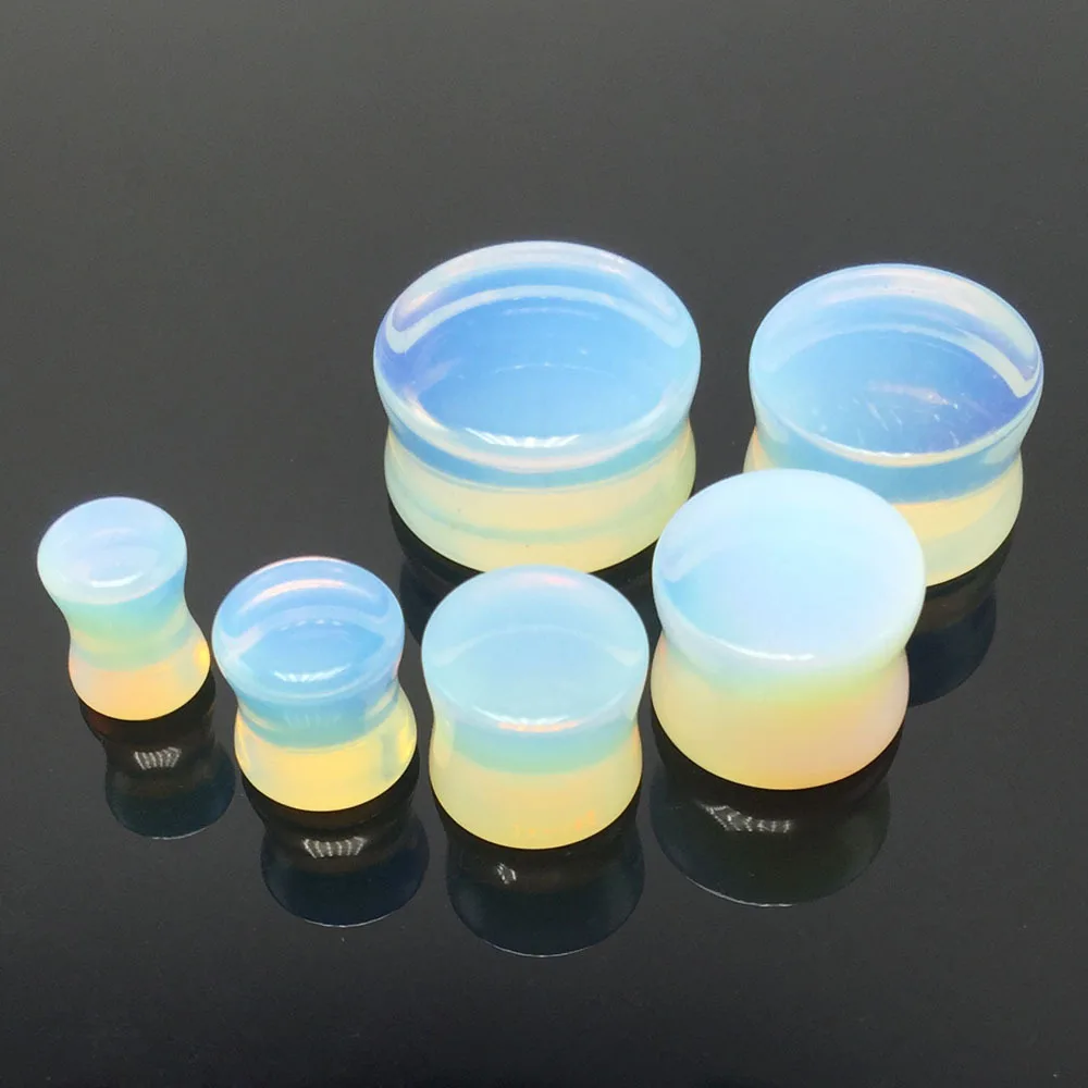 ON SALE Fashion Opalite Stone Stretcher Ear Plugs Tunnel Gauges Piercing Expander Women Men Body Jewelry Accessories 8-20mm
ON SALE Fashion Opalite Stone Stretcher Ear Plugs Tunnel Gauges Piercing Expander Women Men Body Jewelry Accessories 8-20mm