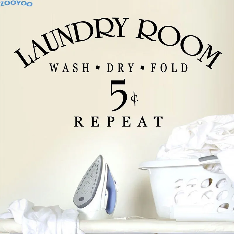 ZOOYOO Laundry Room Wall Sticker Home Decor Living Room Decoration Removable Bedroom Wall Decals DIY Wall Art Murals
ZOOYOO Laundry Room Wall Sticker Home Decor Living Room Decoration Removable Bedroom Wall Decals DIY Wall Art Murals