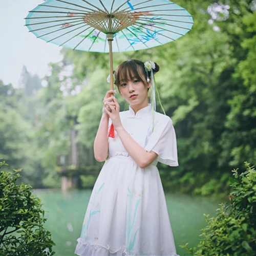 Daily Wear Chinese Style RUOSHUIXIAN (Narcissus-like Girl) Dress Vintage Lolita Fairy Kei Dress Summer
Daily Wear Chinese Style RUOSHUIXIAN (Narcissus-like Girl) Dress Vintage Lolita Fairy Kei Dress Summer