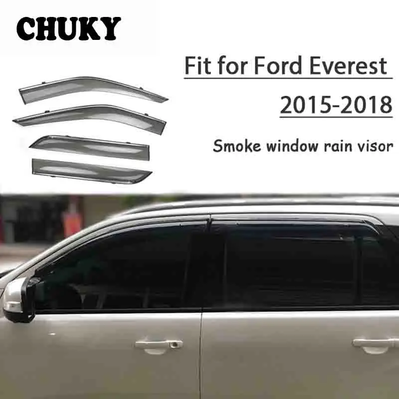 Chuky 4pcs ABS Car Styling Window Visors Awnings Shelters Rain Shield For Ford Everest 2015 2016 2017 2018 Auto Accessories
Chuky 4pcs ABS Car Styling Window Visors Awnings Shelters Rain Shield For Ford Everest 2015 2016 2017 2018 Auto Accessories