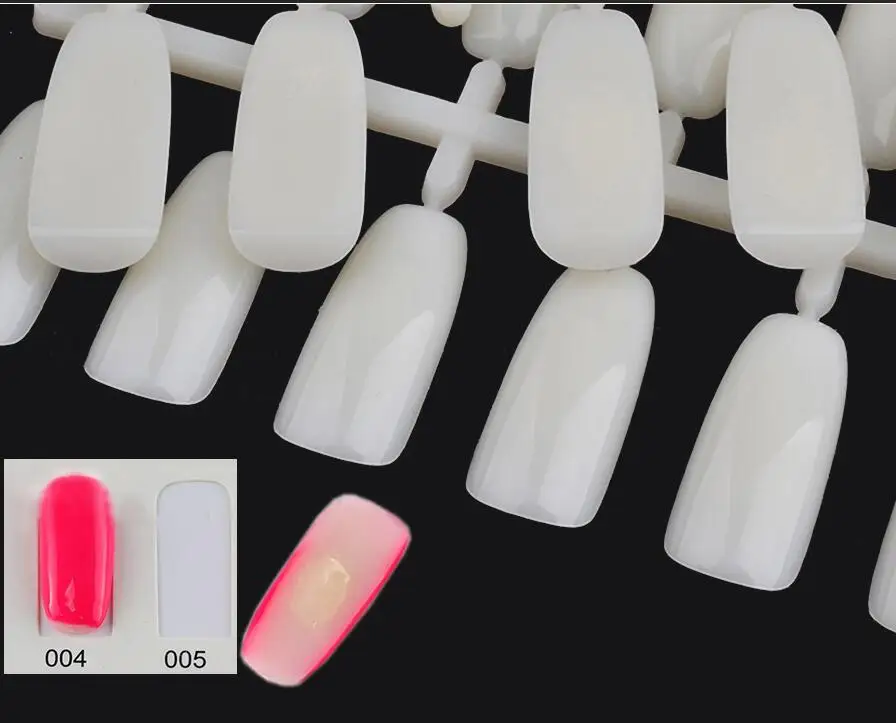 5Pcs/Pack Nature Color False Nails With Designs 120Tips For UV Gel Polish Practice Display Tools Nail Glue TDS24 | Красота и здоровье