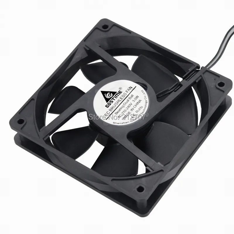 Gdstime 1 piece EC Fan 120mm 12cm 120x120x25mm AC 110V 120V 220V 240V 3W EC Brushless Cooling Fan
Gdstime 1 piece EC Fan 120mm 12cm 120x120x25mm AC 110V 120V 220V 240V 3W EC Brushless Cooling Fan