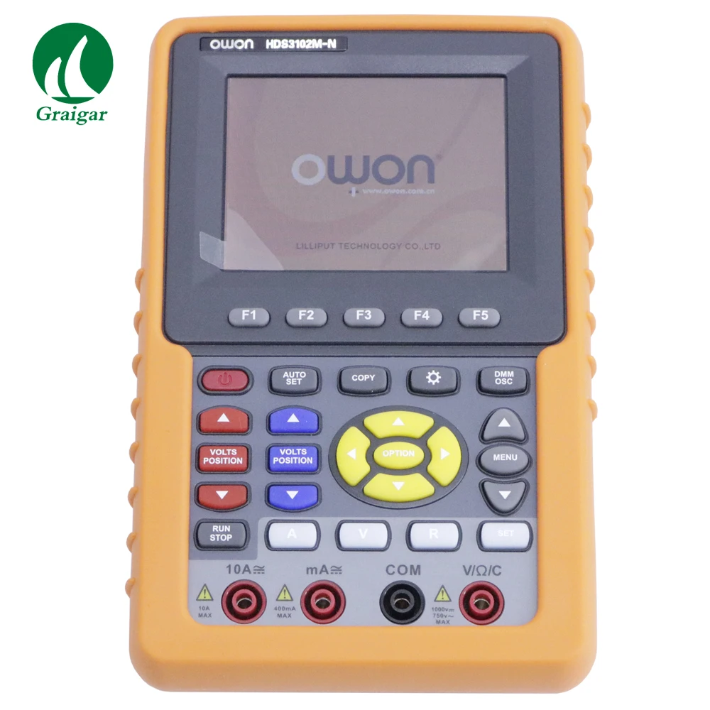 High-precision HDS3102M-N handheld oscilloscope dual digital storage oscilloscope 1GS / s frequency meter
High-precision HDS3102M-N handheld oscilloscope dual digital storage oscilloscope 1GS / s frequency meter