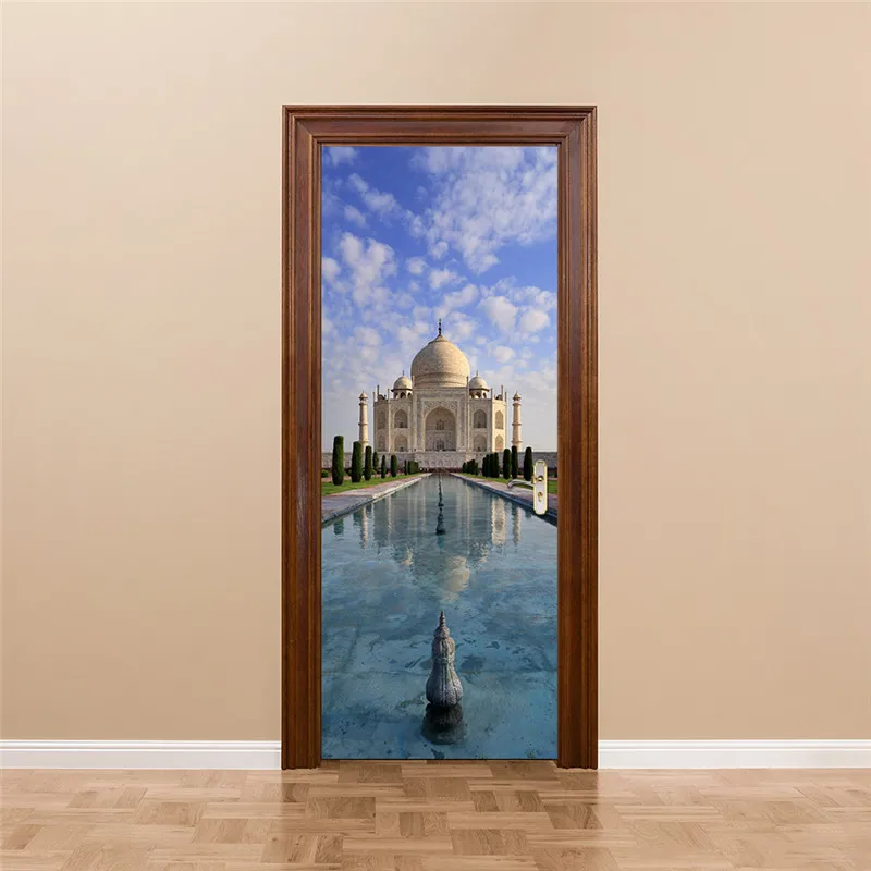 Indian Taj Door Stickers Removable Sitting Room Porch Bedroom Wall Decals Mural Art Wallpaper
Indian Taj Door Stickers Removable Sitting Room Porch Bedroom Wall Decals Mural Art Wallpaper