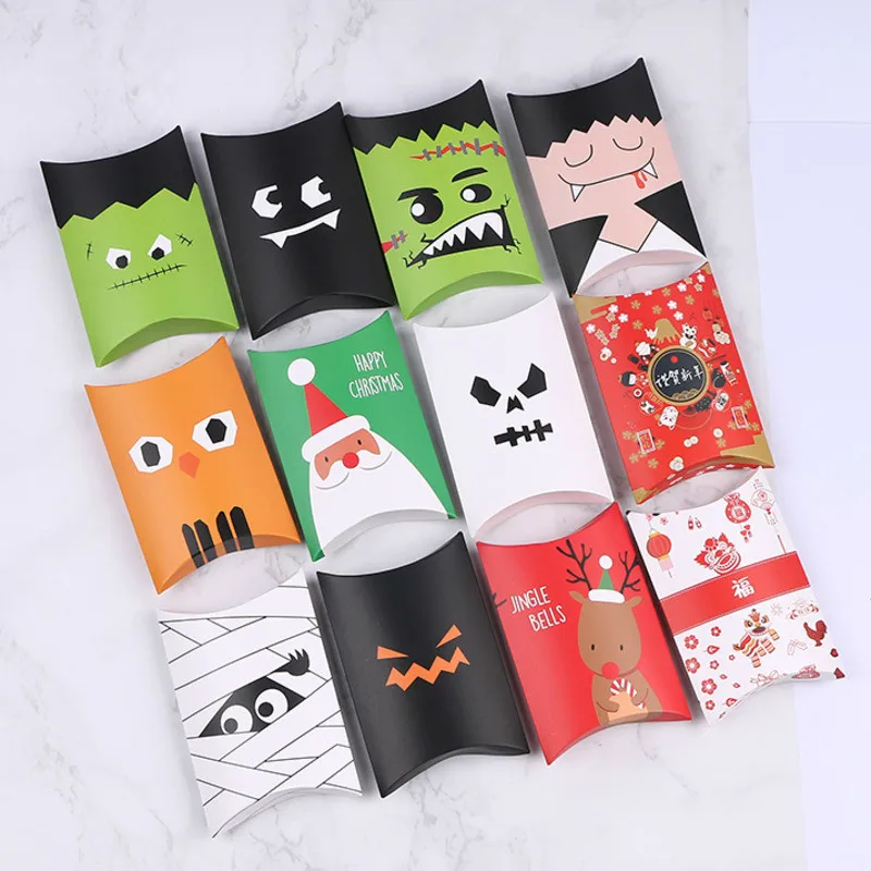 50pcs- Christmas Holiday Pillow Shape Paper Box 16*10*3cm Candy Biscuits Niu Rolling Sugar Baking Packaging Boxes
50pcs- Christmas Holiday Pillow Shape Paper Box 16*10*3cm Candy Biscuits Niu Rolling Sugar Baking Packaging Boxes