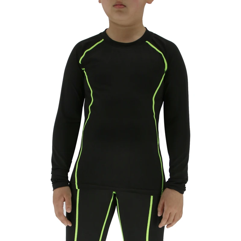 Kids compression shirt long sleeves O-neck quick dry breathable Child base layer fitness shirts survetement skinny tops F50
Kids compression shirt long sleeves O-neck quick dry breathable Child base layer fitness shirts survetement skinny tops F50