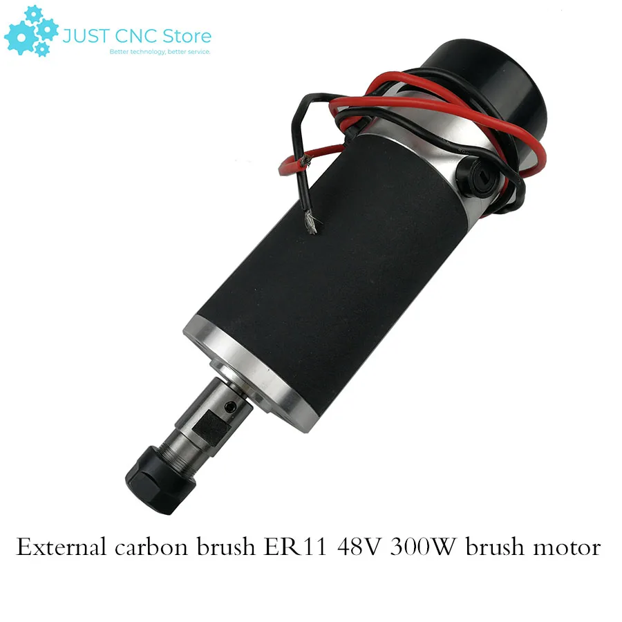 High-speed air-cooled spindle dc motor external carbon brush grinding 300W 48V ER11 DC48V
High-speed air-cooled spindle dc motor external carbon brush grinding 300W 48V ER11 DC48V