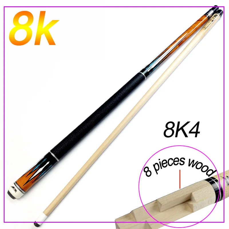 8k 4 бильярдный кий Stick 12 75 мм/11 5 мм наконечники 8 шт. дерево ламинированный tecntechnology