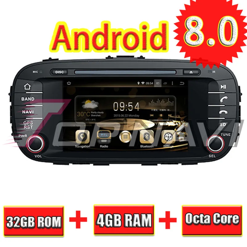 TOPNAVI 7 ''Восьмиядерный Android 8,0 Автомобильный GPS навигатор для KIA SOUL 2014-Авторадио DVD мультимедийный плеер двойной Din аудио стерео
TOPNAVI 7 ''Восьмиядерный Android 8,0 Автомобильный GPS навигатор для KIA SOUL 2014-Авторадио DVD мультимедийный плеер двойной Din аудио стерео