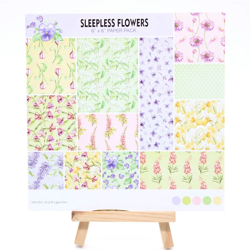 KSCRAFT 12pcs 6" Single-side Printed Flowers pattern creative papercraft art paper handmade scrapbooking kit set book
KSCRAFT 12pcs 6" Single-side Printed Flowers pattern creative papercraft art paper handmade scrapbooking kit set book