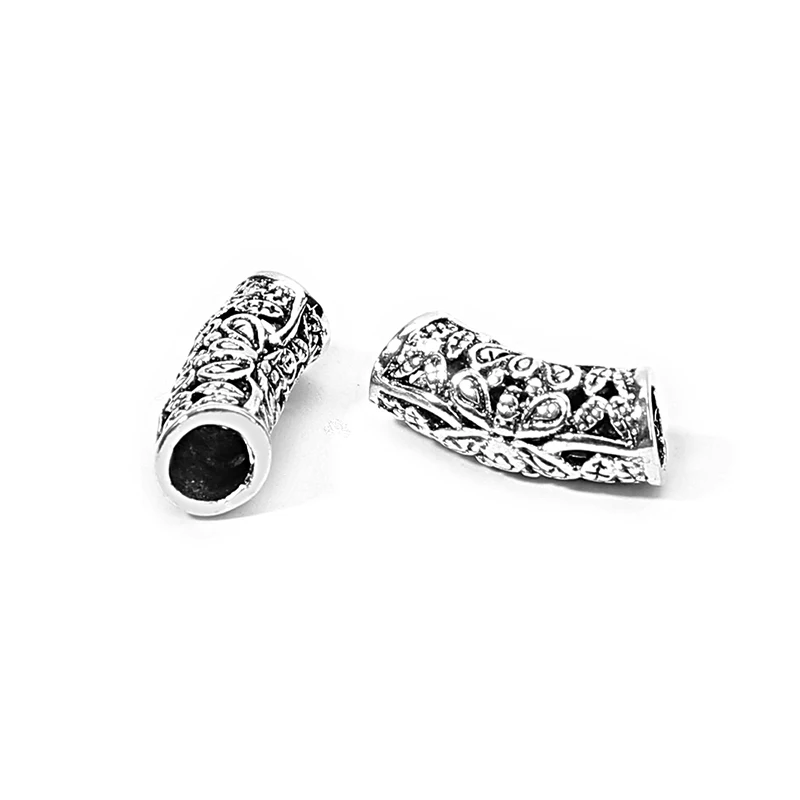 50pcs/lot Hole Size 4mm Antique Silver Color Flower Tube Charm Beads for Braclet Metal Big Hole Beads fit Jewelry Making
50pcs/lot Hole Size 4mm Antique Silver Color Flower Tube Charm Beads for Braclet Metal Big Hole Beads fit Jewelry Making