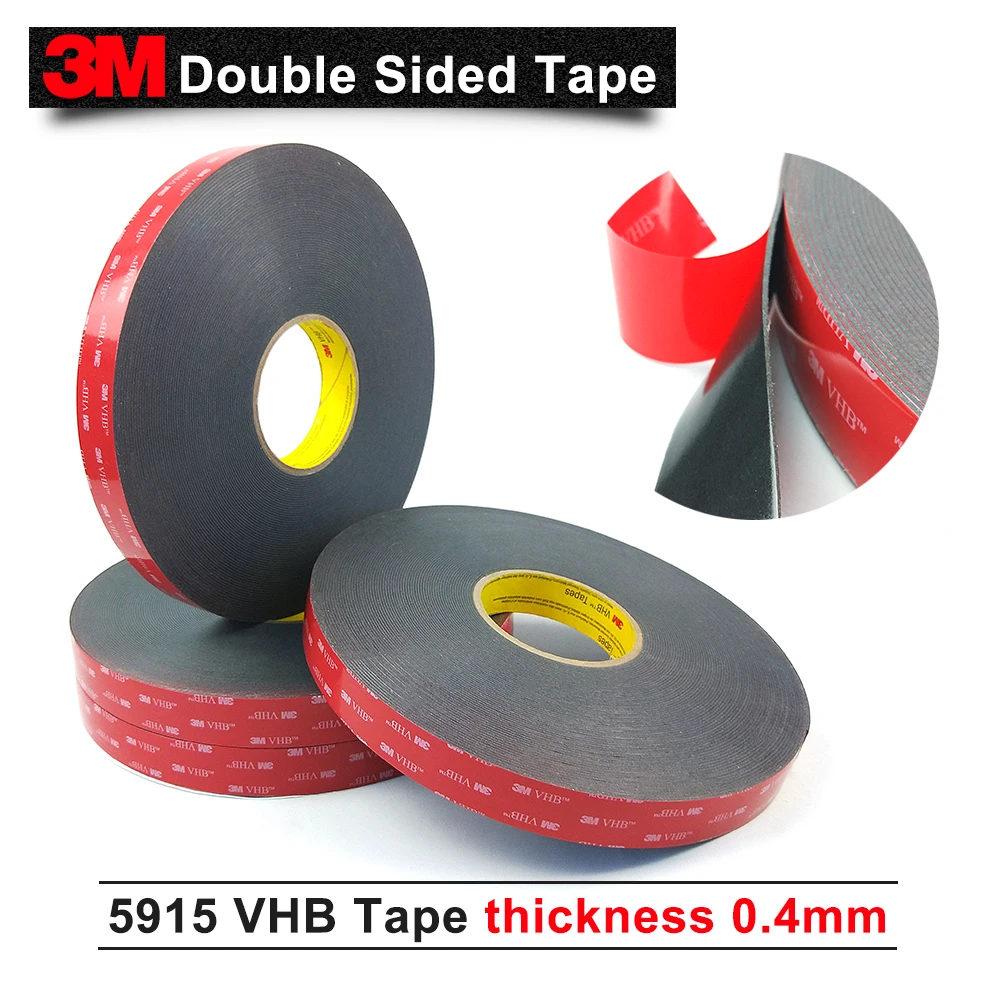 5Roll/Lot 3M dark gray color acrylic foam double side tape 3m VHB double sided tape 5915/thickness 0.4mm/Size 15mm*33m
5Roll/Lot 3M dark gray color acrylic foam double side tape 3m VHB double sided tape 5915/thickness 0.4mm/Size 15mm*33m