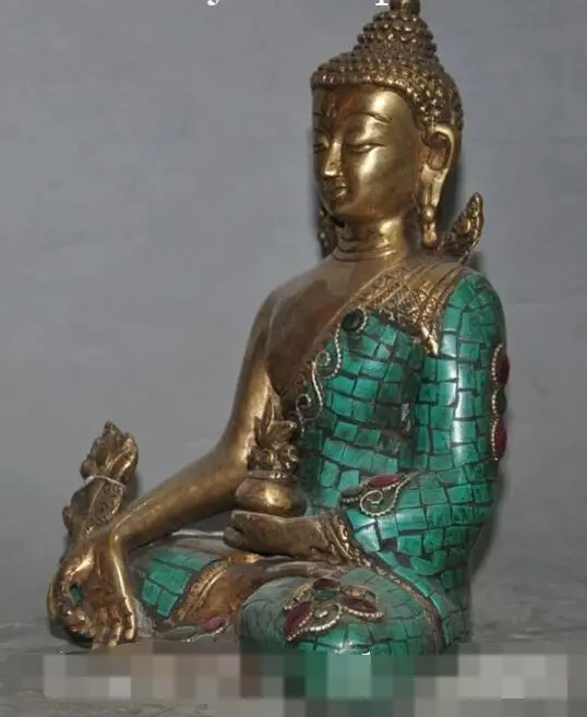 Free shipping S00575 8"china tibet buddhism bronze gilt Shakyamuni sakyamuni Medicine Buddha statue
Free shipping S00575 8"china tibet buddhism bronze gilt Shakyamuni sakyamuni Medicine Buddha statue