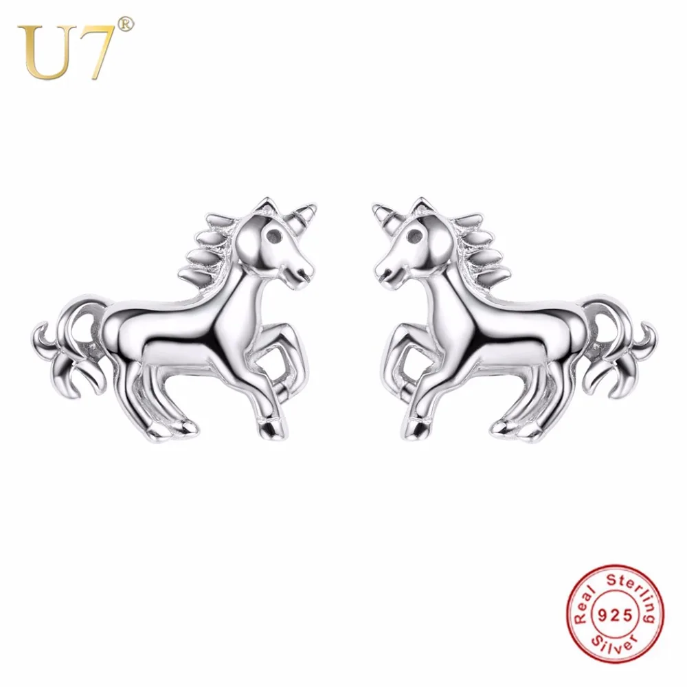 U7 925 Sterling Silver Stud Earrings Cute fashion sterlingBridesmaid Gift Women Sterling Silver Animals Brincos Jewelry New SC26
U7 925 Sterling Silver Stud Earrings Cute fashion sterlingBridesmaid Gift Women Sterling Silver Animals Brincos Jewelry New SC26