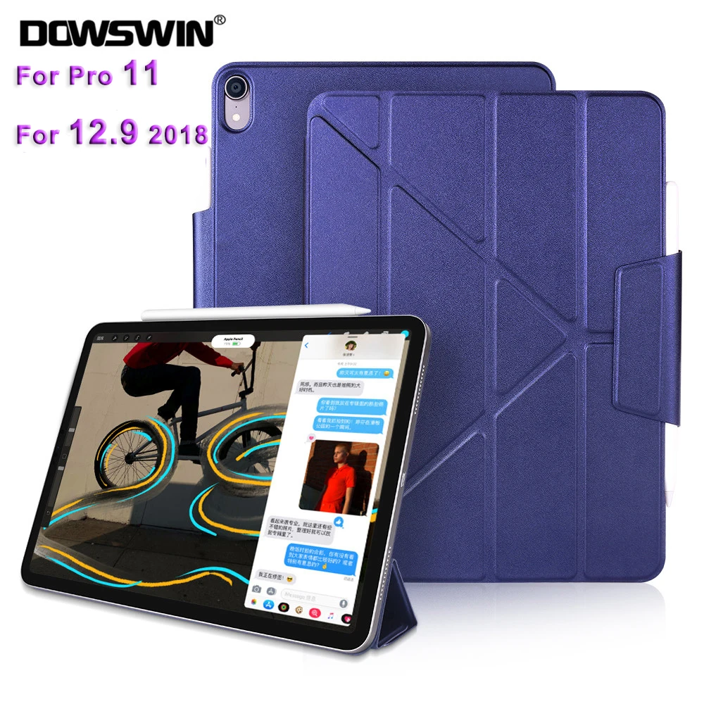 DOWSWIN Case For iPad Pro 11 2018 leather Case for iPad Pro 12.9 2018 Multiple Magnetic Case for iPad 2018 Case New Pro 11 12.9
DOWSWIN Case For iPad Pro 11 2018 leather Case for iPad Pro 12.9 2018 Multiple Magnetic Case for iPad 2018 Case New Pro 11 12.9