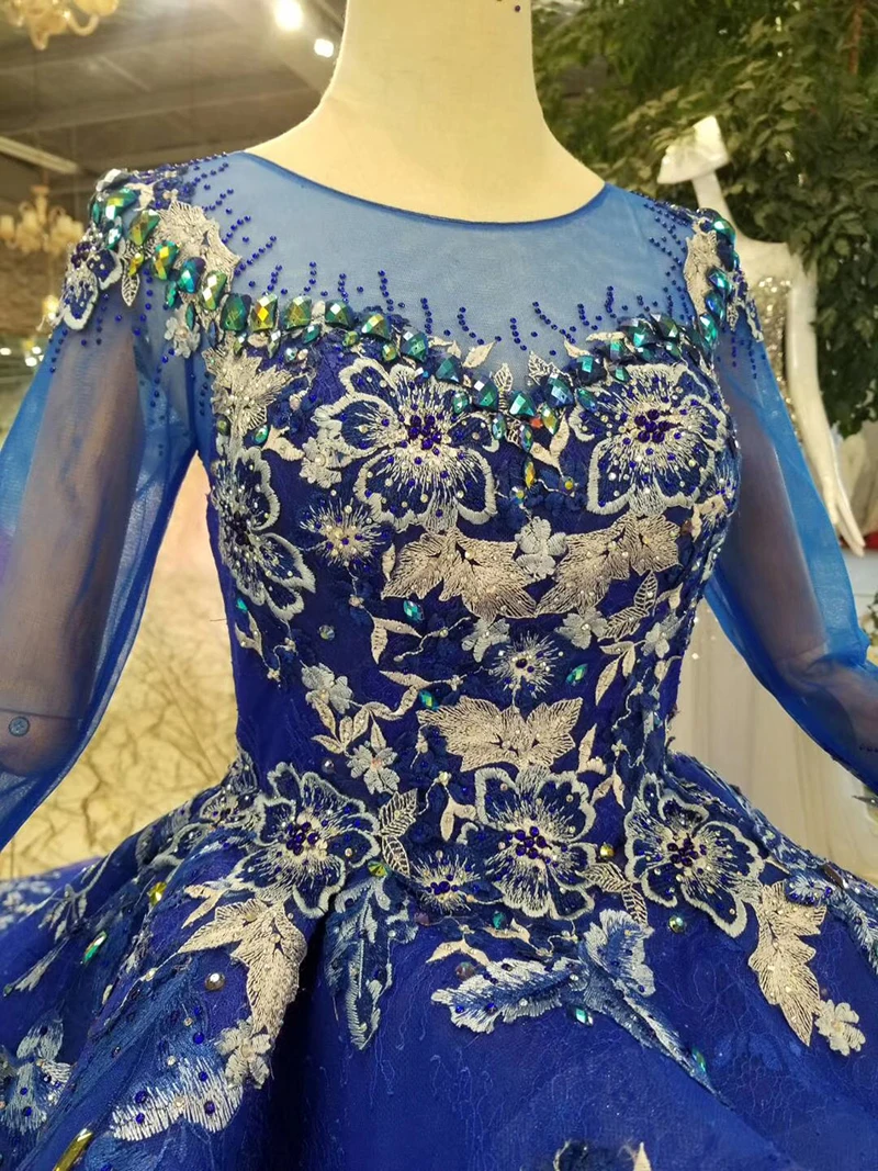 LSS145 blue party dresses puffy more layer skirt o-neck long sleeves ball gown long evening gowns women occasion custom size
LSS145 blue party dresses puffy more layer skirt o-neck long sleeves ball gown long evening gowns women occasion custom size