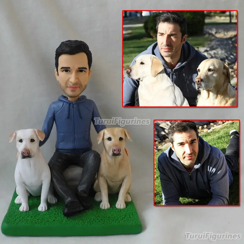 OOAK Custom Cake Topper Birthday Wth Dog Gifts For Brithday Handmade Cake Topper Sculpture Figurines Mini Statue Face From Photo
OOAK Custom Cake Topper Birthday Wth Dog Gifts For Brithday Handmade Cake Topper Sculpture Figurines Mini Statue Face From Photo