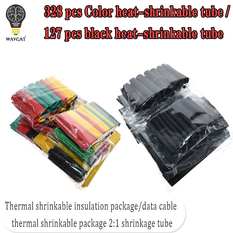 127Pcs / 328Pcs Car Electrical Cable Tube kits Heat Shrink Tube Tubing Wrap Sleeve Assorted 8 Sizes Mixed Color
127Pcs / 328Pcs Car Electrical Cable Tube kits Heat Shrink Tube Tubing Wrap Sleeve Assorted 8 Sizes Mixed Color