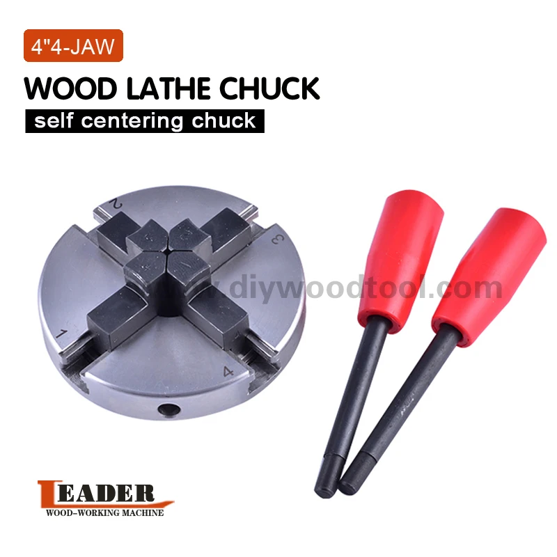 4-jaw self centering chuck 4 inch linkage manual threaded hole fou mini lathe woodworking machine tool accessories | Инструменты