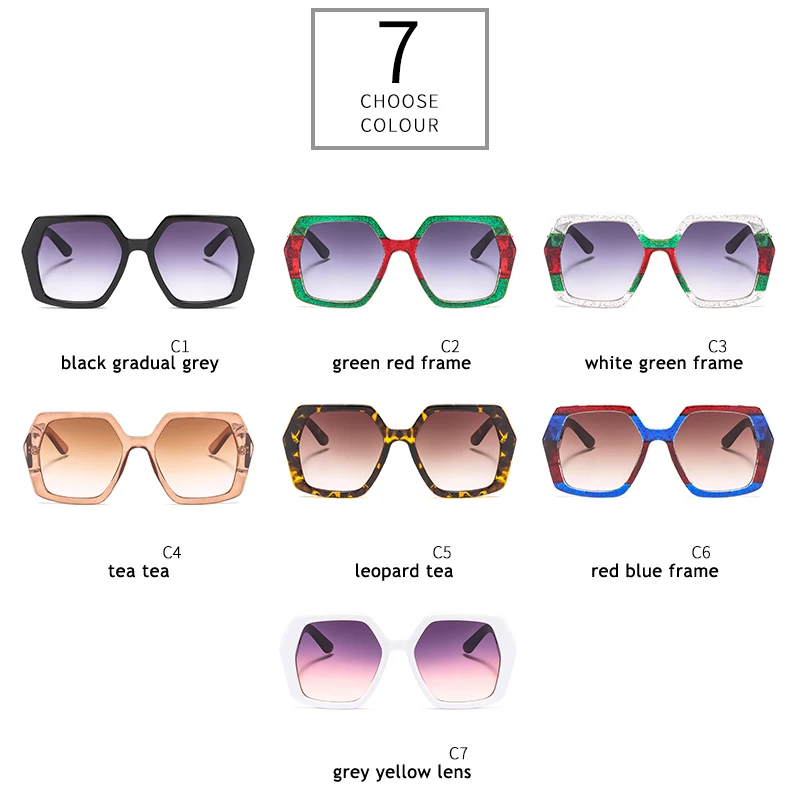 Fashion Brand Designer Oversized Sunglasses Women Vintage Polygon Sun glasses Female Large Frame Gafas de sol UV400
Fashion Brand Designer Oversized Sunglasses Women Vintage Polygon Sun glasses Female Large Frame Gafas de sol UV400