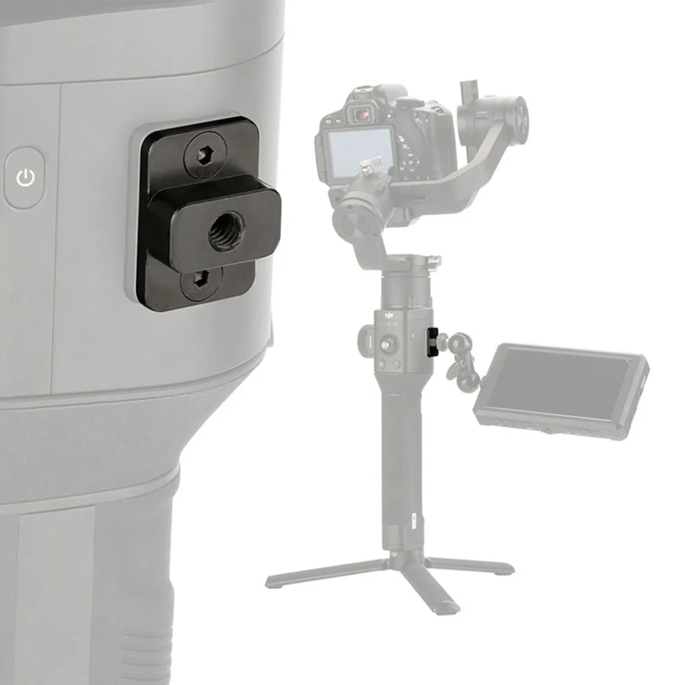 Video Monitor Mounting Plate for Dji Ronin S Replace Mount M4 to1/4 Screw Adapter Extend Port for Monitor Magic Arm VS SmallRig
Video Monitor Mounting Plate for Dji Ronin S Replace Mount M4 to1/4 Screw Adapter Extend Port for Monitor Magic Arm VS SmallRig