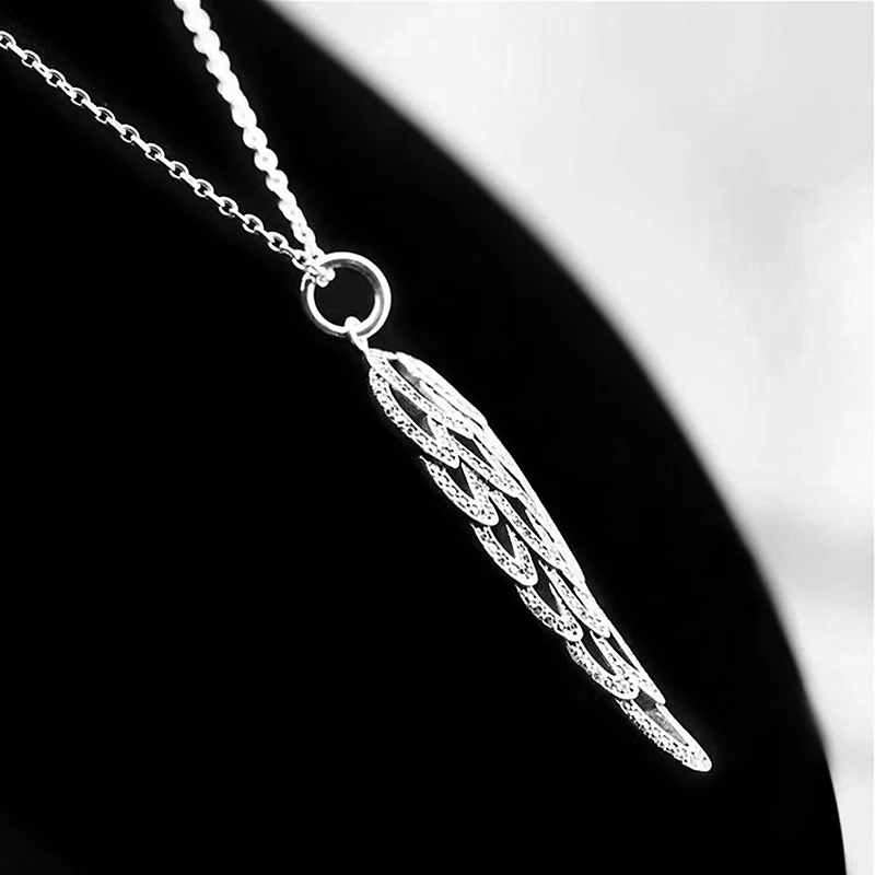 100% Real 925 Sterling Silver Feather Pendant Necklace Diy 50CM&70CM Pendants & Necklaces Women Sterling Silver Jewelry
100% Real 925 Sterling Silver Feather Pendant Necklace Diy 50CM&70CM Pendants & Necklaces Women Sterling Silver Jewelry