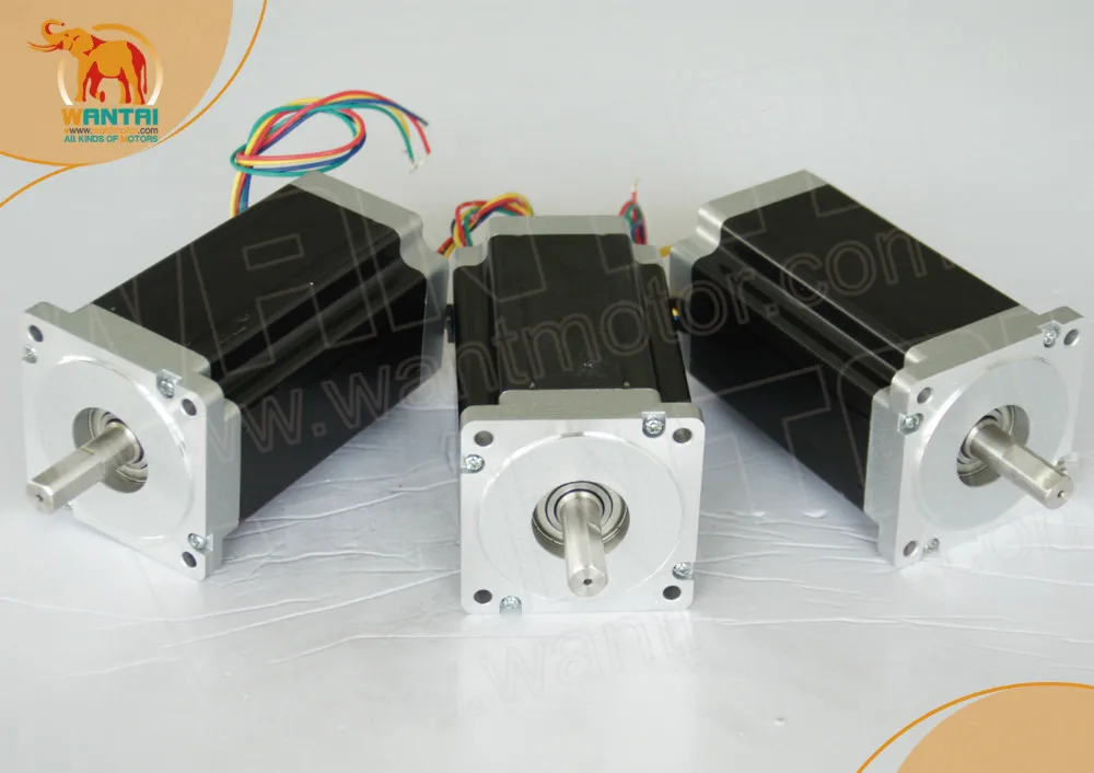 (Cheap, Super Deal, Great Offer)3 PCS WT85STH118-6004A NEMA34 WANTAI STEPPER MOTOR 1232OZ-IN,5.6A,118mm,4leads, bipolar
(Cheap, Super Deal, Great Offer)3 PCS WT85STH118-6004A NEMA34 WANTAI STEPPER MOTOR 1232OZ-IN,5.6A,118mm,4leads, bipolar