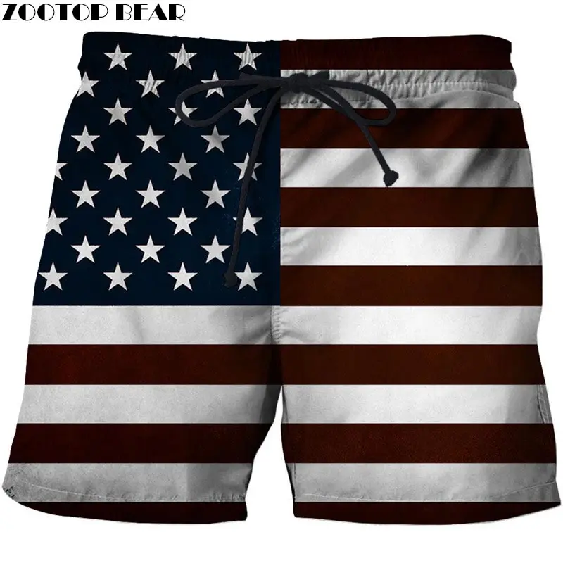National flag Men Short Beach USA Flag Male Pant Loose Quick Casual Dry Bodybuilding Breathable 3D Printer Clothing ZOOTOP BEAR
National flag Men Short Beach USA Flag Male Pant Loose Quick Casual Dry Bodybuilding Breathable 3D Printer Clothing ZOOTOP BEAR