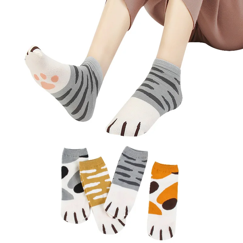 4 Pairs Women Socks Girls Cute Cat Claw Style Short Ankle Socks Animals Cosplay Props Sock Summer Japanese Cartoon Art Funny Sox
4 Pairs Women Socks Girls Cute Cat Claw Style Short Ankle Socks Animals Cosplay Props Sock Summer Japanese Cartoon Art Funny Sox