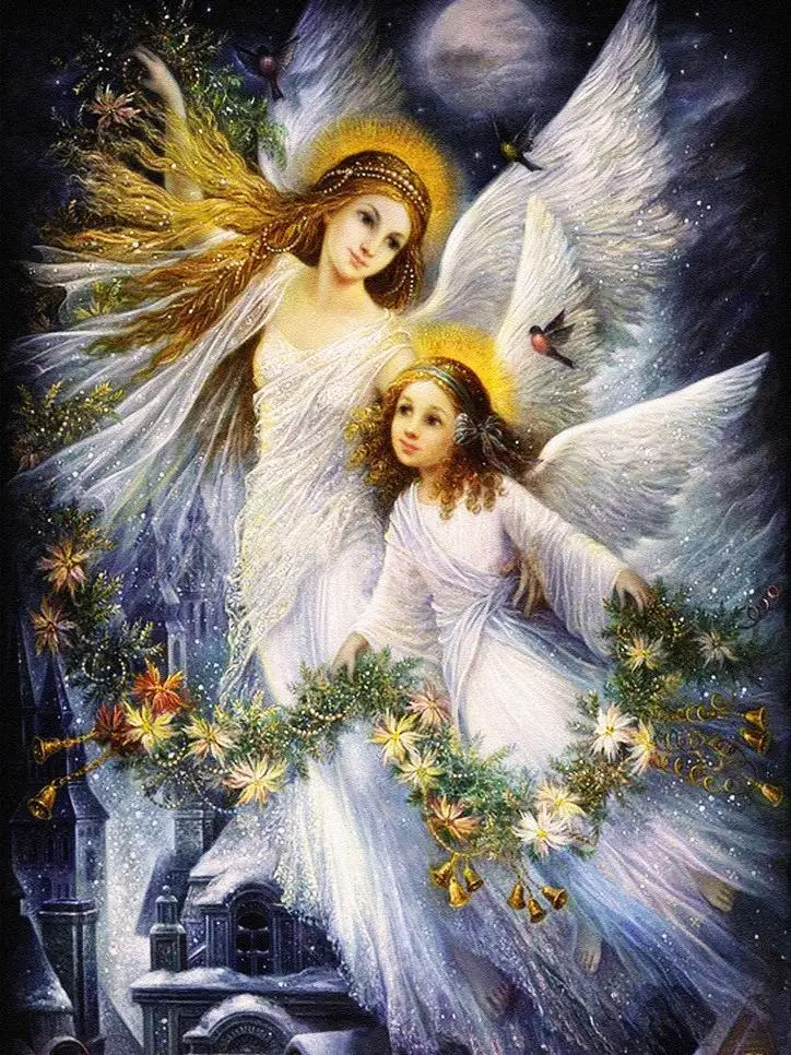 Angel Mother Daughter Painting Needlework,Cross stitch Handmade 14CT Canvas DIY,Cross-stitch kits,For Embroidery Art Home
Angel Mother Daughter Painting Needlework,Cross stitch Handmade 14CT Canvas DIY,Cross-stitch kits,For Embroidery Art Home