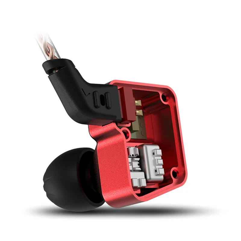Новинка 2019 KZ BA10 гарнитура Ausgewogene Anker Fahrer 5BA HIFI басовые наушники-вкладыши монитор