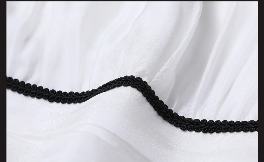 Silk Dress Summer Women 2020 New Button Sleeves Round Neck Simple Patchwork Slim Irregular Casual White Dress Female S-XL
Silk Dress Summer Women 2020 New Button Sleeves Round Neck Simple Patchwork Slim Irregular Casual White Dress Female S-XL