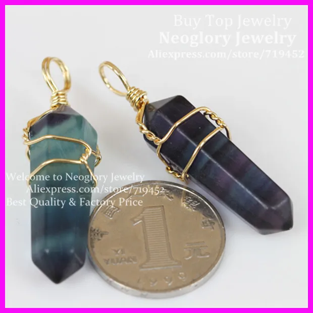10pcs Natural Hexagon Prism Beads Healing Crystal Fluorite Point Pendant Druzy Quartz Pendant metal Wire Wrapped Pendant
10pcs Natural Hexagon Prism Beads Healing Crystal Fluorite Point Pendant Druzy Quartz Pendant metal Wire Wrapped Pendant