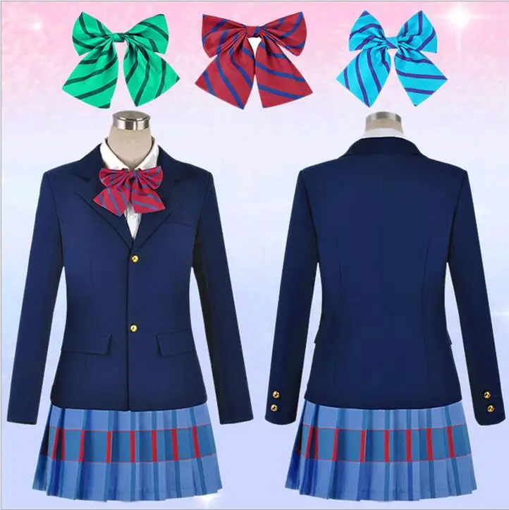 Бесплатная доставка, костюмы для косплея в японском стиле аниме «Love Live», Хэллоуин-вечеринка, значок, школьная форма, блейзер + юбка + 1 галстук
Бесплатная доставка, костюмы для косплея в японском стиле аниме «Love Live», Хэллоуин-вечеринка, значок, школьная форма, блейзер + юбка + 1 галстук