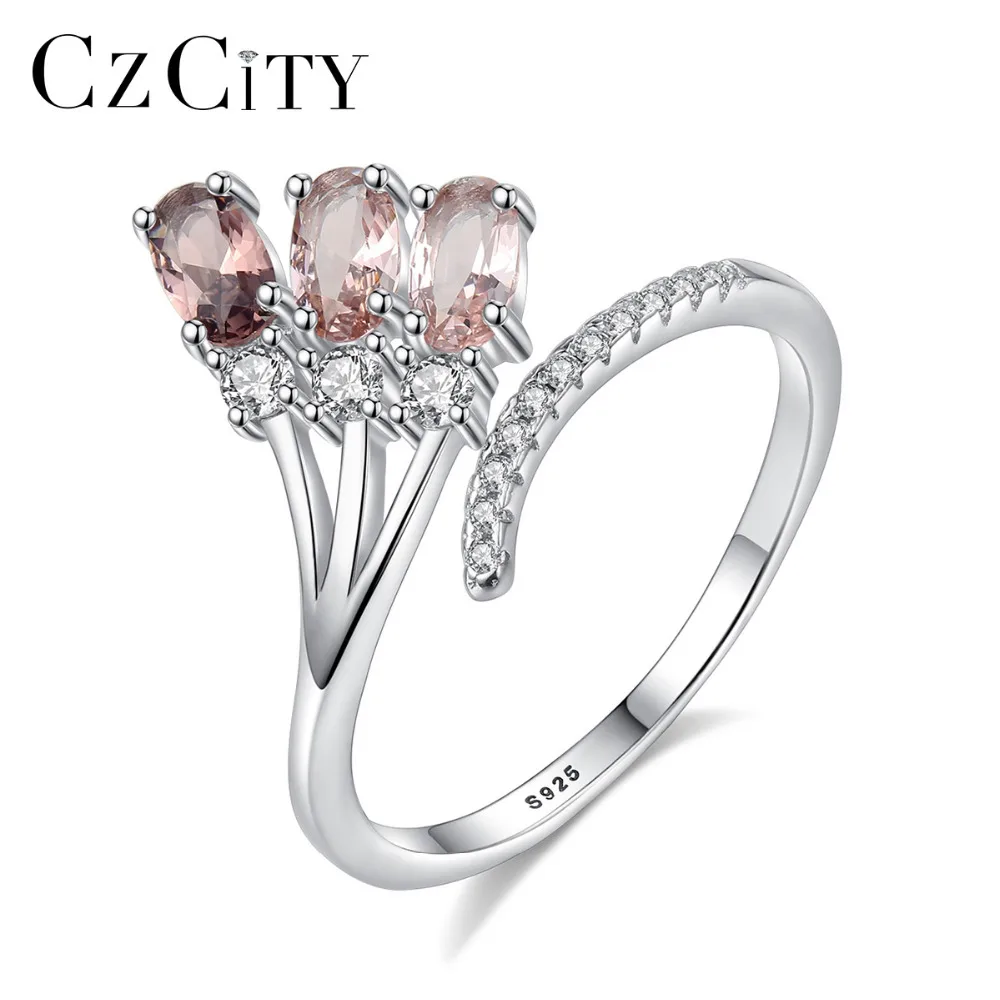 CZCITY High Quality Pure 925 Sterling Silver Adjustable Open Rings for Women Luxury Engagement & Wedding Jewelry Bijoux Gifts
CZCITY High Quality Pure 925 Sterling Silver Adjustable Open Rings for Women Luxury Engagement & Wedding Jewelry Bijoux Gifts