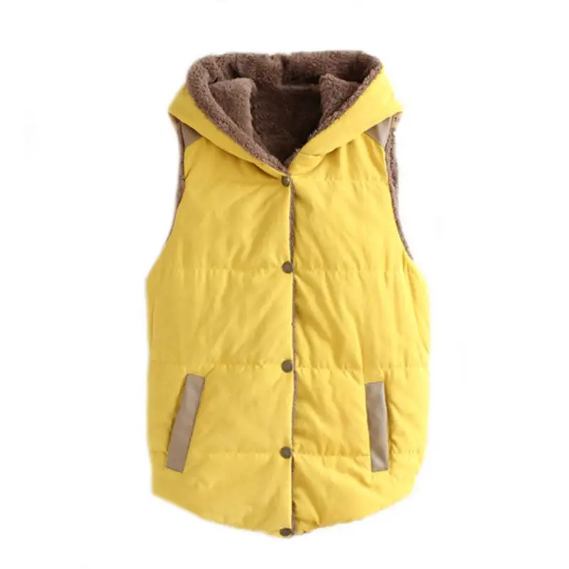 New Women Spring & Autumn Waistcoats Length Jacket Hooded Thick Cotton Coat Plus Size Warm Velvet Sleeveless Vests Female 7444
New Women Spring & Autumn Waistcoats Length Jacket Hooded Thick Cotton Coat Plus Size Warm Velvet Sleeveless Vests Female 7444