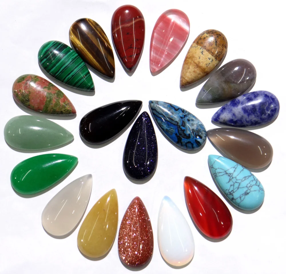 30*15mm Natural stone Turquoises Quartz crystal Water Drop Cabochon Pendant for diy Jewelry making necklace Accessories 20PCS A4
30*15mm Natural stone Turquoises Quartz crystal Water Drop Cabochon Pendant for diy Jewelry making necklace Accessories 20PCS A4