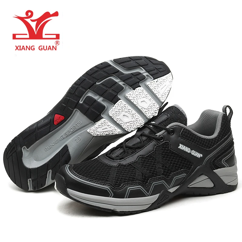 XIANGGUAN Men's Sport Shoes Running Anti-skid Mesh Breathable Outdoor Athletic Sneaker Cross-Country Grey Black Man Size 39-45
XIANGGUAN Men's Sport Shoes Running Anti-skid Mesh Breathable Outdoor Athletic Sneaker Cross-Country Grey Black Man Size 39-45