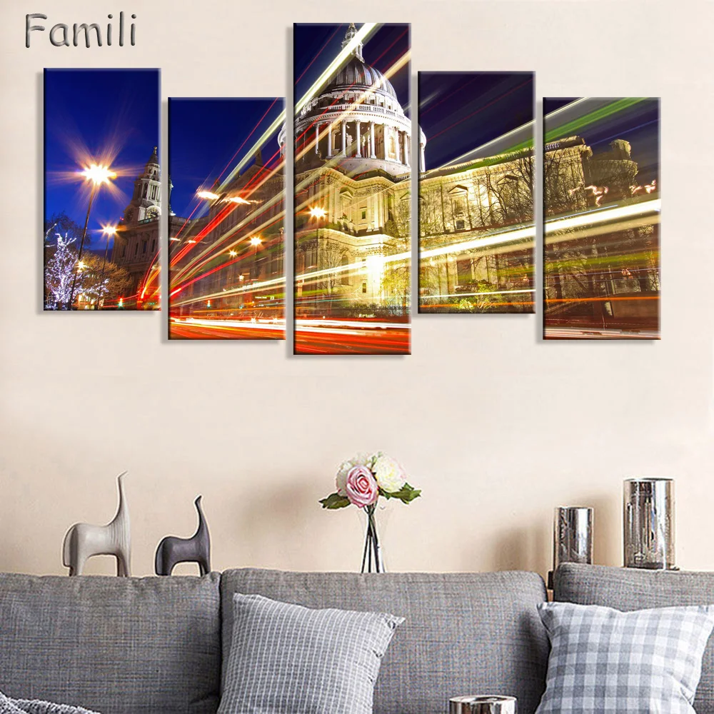 5 Piece London Red Bus Canvas Print Oil Painting Home Decor Wall Art Picture decoration building For Living Room(No Frame)
5 Piece London Red Bus Canvas Print Oil Painting Home Decor Wall Art Picture decoration building For Living Room(No Frame)