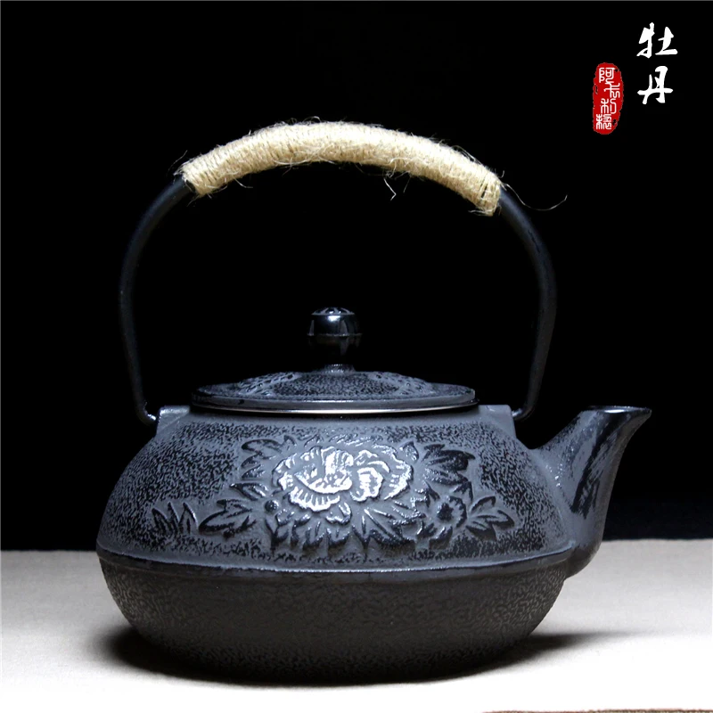 Iron pot Cast iron pot Cast iron teapot old iron pot 900ML Peony Flower Cast Iron Pot Tea set Kettle
Iron pot Cast iron pot Cast iron teapot old iron pot 900ML Peony Flower Cast Iron Pot Tea set Kettle