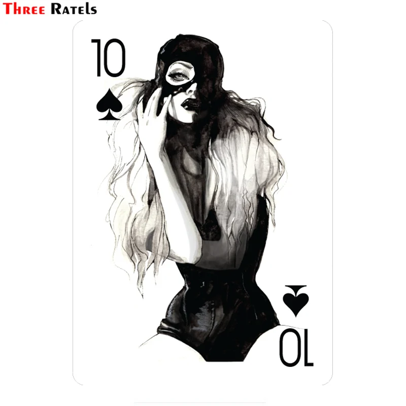 Three Ratels TRL620# 10x13.9cm Ace Of Spades Playing Card Funny Stickers And Decals
Three Ratels TRL620# 10x13.9cm Ace Of Spades Playing Card Funny Stickers And Decals