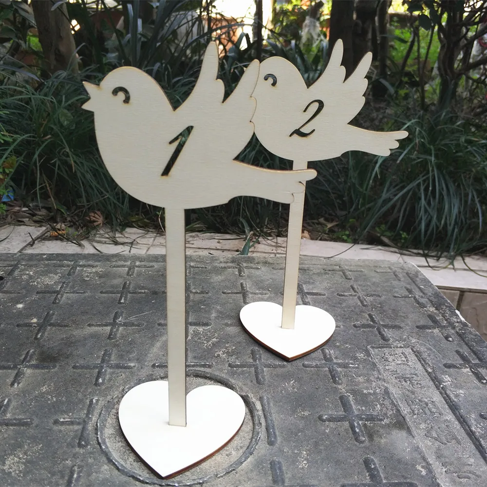 10pcs Wedding Wooden Cute Love Bird Table Numbers with Stand Base Party Event Table Decor Christmas Decoration
10pcs Wedding Wooden Cute Love Bird Table Numbers with Stand Base Party Event Table Decor Christmas Decoration