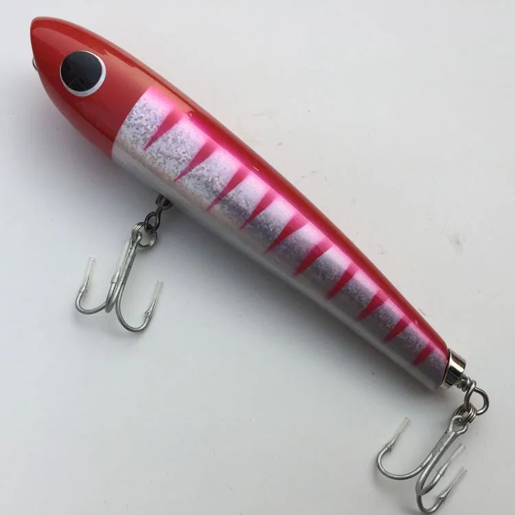 (2pcs/lot) 130g 21.5cm Austrlian Brand GT Popper Pencil Hard Wood Fishing Lure Bait Ocean Popping
(2pcs/lot) 130g 21.5cm Austrlian Brand GT Popper Pencil Hard Wood Fishing Lure Bait Ocean Popping