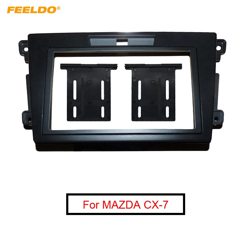 Автомобильный адаптер FEELDO 2 Din с рамкой для стерео панели MAZDA 2006 2012 CD/DVD фасция