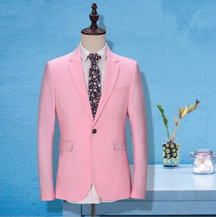 ( Jacket + Vest + Pants ) 2019 New Men's Casual Three-piece Suit Business Wedding Dress Fashion Pink Slim Groomman Suit Coat
( Jacket + Vest + Pants ) 2019 New Men's Casual Three-piece Suit Business Wedding Dress Fashion Pink Slim Groomman Suit Coat