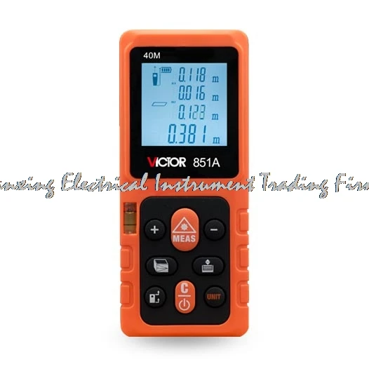 FAST ARRIVE VICTOR 851A VC851A DIGITAL Paint laser distance meter measure tape laser Max range 40m
FAST ARRIVE VICTOR 851A VC851A DIGITAL Paint laser distance meter measure tape laser Max range 40m