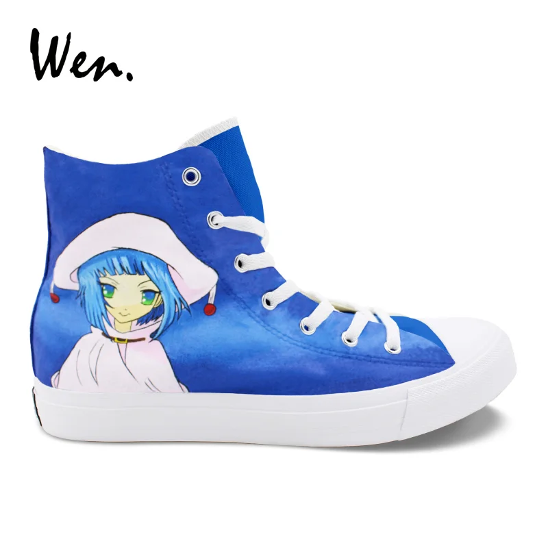 Wen Design Hand Painted Shoes Shakugan No Shana Canvas Unisex Shoes Anime Sneakers Girl High Top Rubber Sole Trainers
Wen Design Hand Painted Shoes Shakugan No Shana Canvas Unisex Shoes Anime Sneakers Girl High Top Rubber Sole Trainers