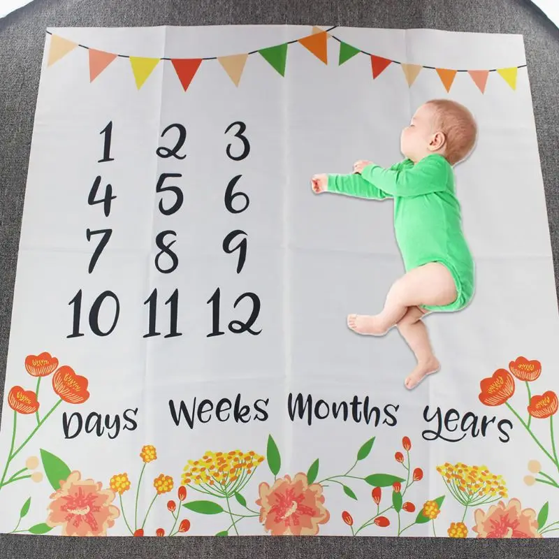 Newborn baby wrap Milestone Number Flower Pattern Mat Blanket Photography Background Backdrop Cloth wrap newborn
Newborn baby wrap Milestone Number Flower Pattern Mat Blanket Photography Background Backdrop Cloth wrap newborn