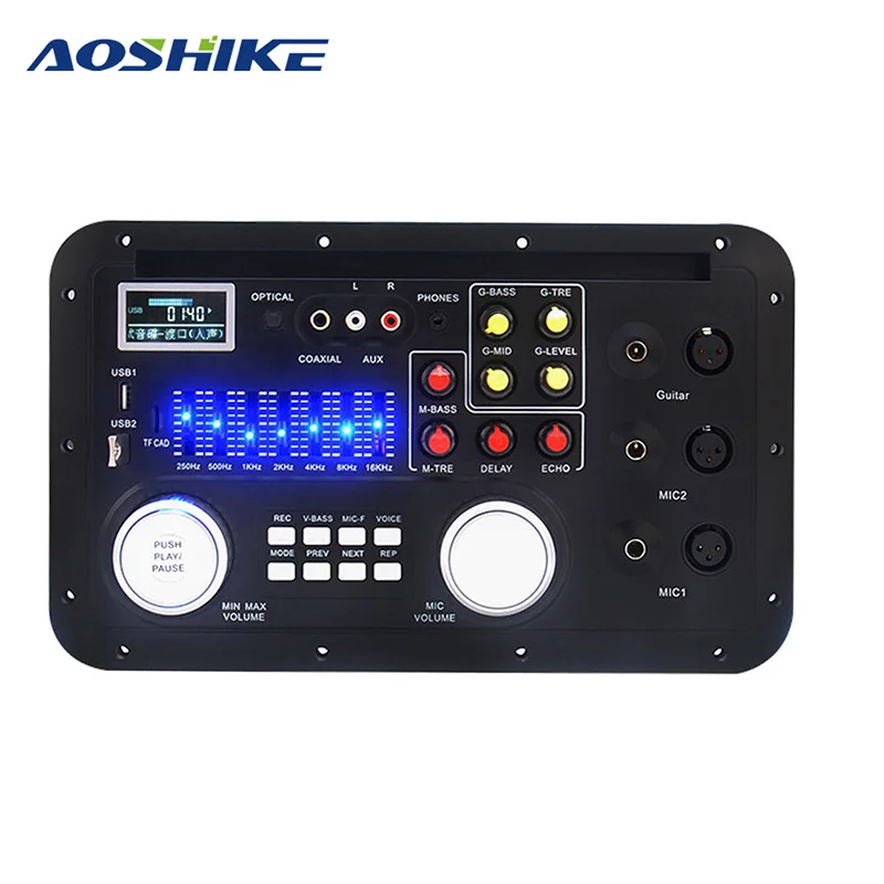 AOSHIKE Bluetooth зарядка карта MP3 декодер плата модуль FM AUX мульти функция аудио
